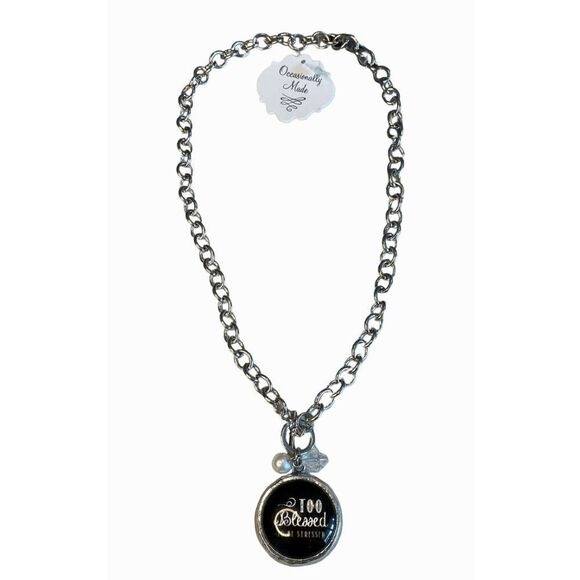 OCCASIONALLY MADE Jewelry - NWT Occasionally Made Motivational Charm Necklace‎